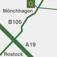 Google Map of Unterdorf 9a . 18182 Rostock-Mönchhagen